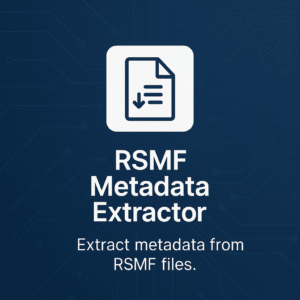 rsmf metadata extractor
